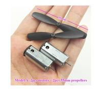 N50-1225 electronic starter DC 5V 6V 7.4V 29000RPM High Speed Engine 55mm/75mm propellers IINKUEYK(Model A)