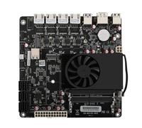 N5105 Industria NAS Motherboards 4 Cores 4 Threads Low Power Processor 4x2.5G i226 Network 2 M.2 Slot 6xSATA DP HDMI Mini ITX 17x17CM Soft Routing Board