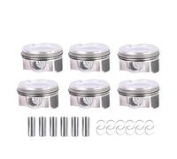 N54 Engine Pistons & Rings Set Φ84mm 11257610295 11257577586 11257561698 Compatible With M/W E82 E90 E60 135i 335i 535i 740i N54B30 3.0 L6