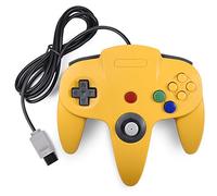 N64 Classic Controller, miadore Rerto N64 Gaming Remote Gamepad Joystick for N64 Console Video Game System ( Yellow and Blue)