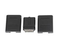 N64 Controller Replacement Plug, ABS Housing Connector with Metal Pin Terminals, Retro Gamepad Repair Part for Cable End Swap, Single Spare Component