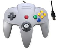 N64 GRAY USB TO PC/MAC CLASSIC GAMEPAD CONTROLLER S FOR NINTENDO 64