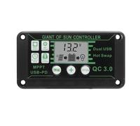 N68R 600W Monocrystalline Solar Panel Kit with 100A MPPT Charge Controller for RV, Camper, Boat & Off-Grid Outdoor Use - Portable, Lightwei