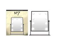 N7 Ultimate Corsodless MirrorvLED Desktop Touch Screen Makeup Mirror 360°Rotating Wrought Iron Exquisite Two-Tone Beauty Mirror,Suitable For All Occasions, Shines Outstanding,You Are The Focus.,Black