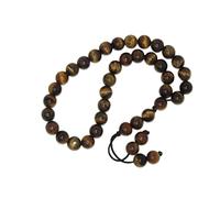 N8 TE - Prayer Beads, Worry Beads 8mm Tiger Eye Gemstone Beads Handmade Design