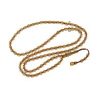 N828 99 Bead Polyester Prayer Beads Misbaha - Durable Islamic Tasbih with Smooth Polished Beads & Long Tassel - Lightweight, Break Resistant Dhikr Beads for Prayer, Meditation & Spiritual Practice
