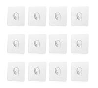 NA 12 Pcs Self Adhesive Hooks Reusable Nano Wall Hooks Towel Hook for Kitchen Bathroom Bedroom Hanging Towel Wall Door and Ceiling
