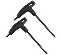 NA 2 Pcs Alloy Steel Bike Beake Disc Wrenchs Bicycle Brake Disc Removal Tools T Shape Hexagon Wrenchs for Road Bike Mountain Bike etc