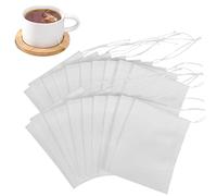 NA 200 Packs Tea Filter Bags Empty Drawstring Seal Filter Tea Bags for Loose Leaf (2.7x3.5 inches/7x9 cm)