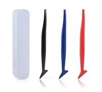 NA 3 Pcs Flexible Micro Squeegee Car Vinyl Wrap Tool Kit Edge Trimmer for Installing Auto wraps and Car Stickers