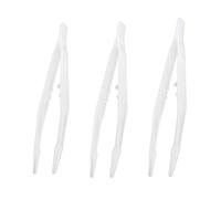 NA 3 Pcs Reptiles Feeding Tweezers Plastic Noctilucence Tweezers Reptile Feeding Tongs Reptile Feeding Tool for Iguanas Bearded Dragons Lizards Geckos Turtles Corals, 18CM