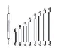 NA 40 Pcs Heavy Duty Watch Spring Bars Watch Band Pins Watch Strap Removal Tool for Watchmaker and Most Watches