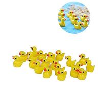 NA 40PCS Miniature yellow ducks micro-landscape scenery aquarium decoration moss bonsai flower pot decorative