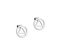 NA AA Earrings Narcotics Anonymous Alcoholics Anonymous Recovery Sobriety Gift Addiction Recovery Gifts, Stainless Steel, No Gemstone