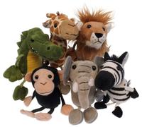 NA - African Animals Set of 6 Soft Toy - New Paperback - V245z