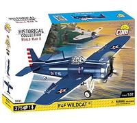 COBI-5731 WWII F4F Wildcat-Northrop Grumman Model Plane Building Bricks 375Pcs