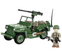 NA - Cobi - World War II - Willy's MB and M2 Gun 132 pcs Not For Sale - N59z
