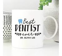 NA Dason Best Dentist Ever Mug Dentist Gift Personalized Dentist Gift Dentist Graduate Gift Dentist Appreciation Gift Dentist Gifts