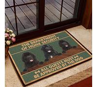 NA Door Mat Indoor Front Newfoundland Home - Dog Doormat Welcome Mat Home Decor Gift for Dog Lovers Funny Doormat Gift Idea Home Room Decor Decoration Gifts