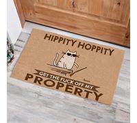 NA Door Mat Indoor Get The Fuck Off My Property Doormat Funny Welcome Door Mat New House Gifts housewarming gifts home decor