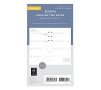 NA - Filofax Persol Minimal week on two pages 2024 diary - New Diary - V245z