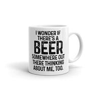 NA Fun Beer Mugs Beer Lover Mug Funny Beer Mug Beer Lover Gift Beer Thinking About me Mug