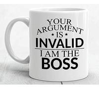 NA Funny Coffee Mug Boss Mug For Boss Gifts For Boss Coffee Mug Best Bosses Day Gift Funny Boss Cup Novelty Birthday Gift Tea Mug,11oz,White