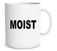 NA Funny Coffee Mugs Moist Girlfriend Wife Valentines Gift Present Rude Gifts for Her Gifts for Him Profanity Cup Secret Santa 11oz Ceramic Cup