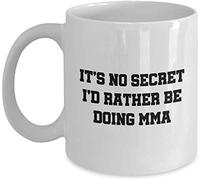 NA Funny MMA Gift - MMA Coffee Mug - MMA Fighter Present - Mixed Martial Arts - Rather Be Doing MMA