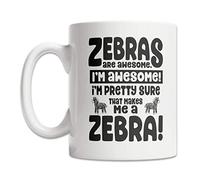 NA Funny Zebra Mug Zebras Are Awesome Mug Cool Zebra Gift Idea Zebra Lover Gift Mug