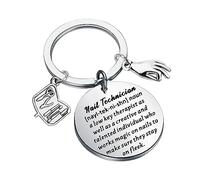 Na-ilTech-nician Manicurist Keychain Gift for Nail Tech Artist