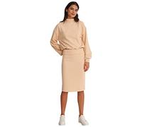 NA-KD Balloon Sleeve Sweater, Warm Beige, XX-Small