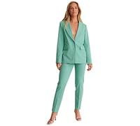 NA-KD Fitted Suit Pants, Eden Green, EU 36