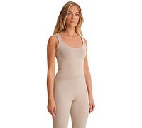 NA-KD knitted tank top, clay gray, Small
