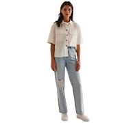 NA-KD oversized pocket shirt, ecru, EU 36