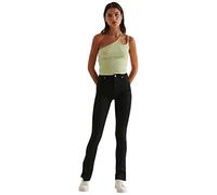 NA-KD ribbed crop top, chinois green, XX-Large