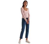 NA-KD ribbed round neck top, light pink, XX-Large