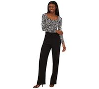 NA-KD Square Neck Corset Mesh Top, Black Zebra, X-Large