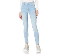 NA-KD Women's Skinny High Waist Jeans Jeans, Light Blue, 4