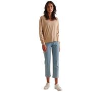NA-KD Women's V-neck Jersey Top Cami Shirt, Dark Beige, S UK