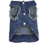 NA/ Marginf Fashion Apparel Denim Pet Dog Puppy Jacket Coats Clothing Sleeveless Clothes HOT