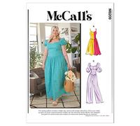 NA McCall's Sewing Pattern M8209B5 B5 (8-10-12-14-16) Misses' & Women's Dresses & Jumpsuit, Multi Colour