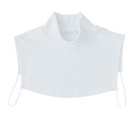 NA Men And Women Knitting Fake Collar Islamic Hijab Extensions Neck Chest Back Cover Modal Scarf Half Muslim Collar Fashion Solid Color Fake Collar Clothes Accessories Aisumi