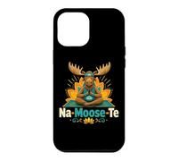 Na-Moose-Te Yoga Lover Moose Meditation Pun Humor Case for iPhone 12 Pro Max