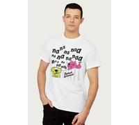 Na Na Na Custard On Fence Roobarb & Custard T-Shirt Roobarb & Custard White M