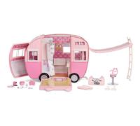 Na Na Na Surprise Kitty-Cat Camper Playset, Pink Toy Car Vehicle with Cat Ear