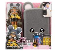 Na Na Na Surprise Mini Backpack Series 2 - Marisa Mouse - Fashion Doll and Fuzzy Grey Mouse Backpack - Great for Kids Ages 4+ Years