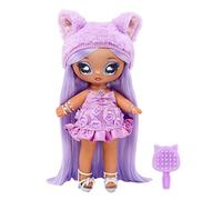 Na!Na!Na! Surprise Sweetest Gems Series - VALENTINA LOVELY - 7.5"/19cm Fashion Doll Amethyst Birthstone-Inspired With Purple,silver Hair,Satin Dress,Beanie, Brush-Collectible -Great For Kids 5+Years