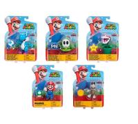 NA - Nintendo - Super Mario 4 Articulated Figures BUY TOTAL OF 6 for - S59z