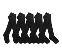 NA Nour Atelier® Girls Cotton Rich School Tights 5 Pack Comfortable Uniform Tights for Girls Stretchable, Durable & Breathable Opaque Tights (UK, Age, 11 Years, 12 Years, Regular, Black)